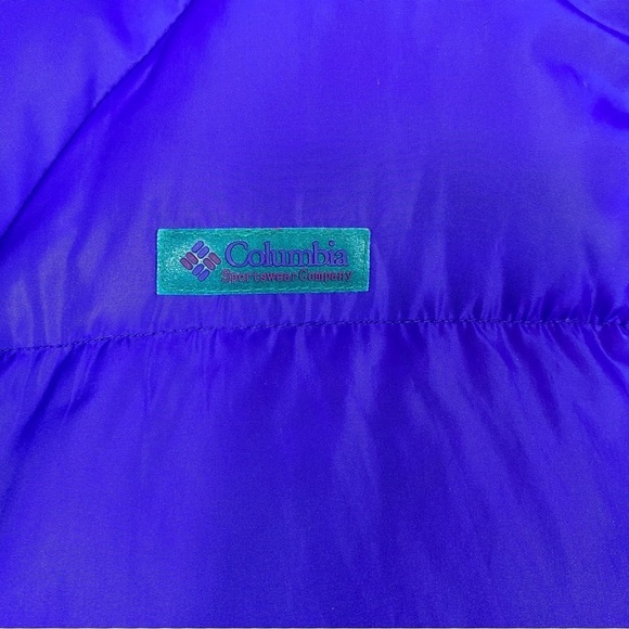 Vintage Columbia Down puffer Radial Sleeve Reversible coat, Men’s M - Picture 8 of 13